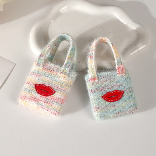 Best-selling international mini plush earphone storage bag, portable, stylish, and stylish for cosmetics storage