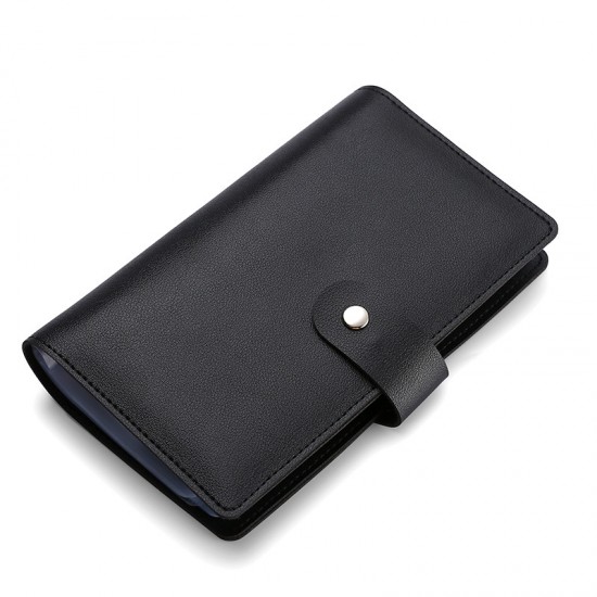 Large-capacity, anti-demagnetization, anti-theft card wallet for men and women, card storage bag with multiple card slots, business card holder