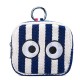 Big eye striped lipstick holder, card storage bag, digital bag, small hanging bag, embroidered small coin and earphone bag, zippered