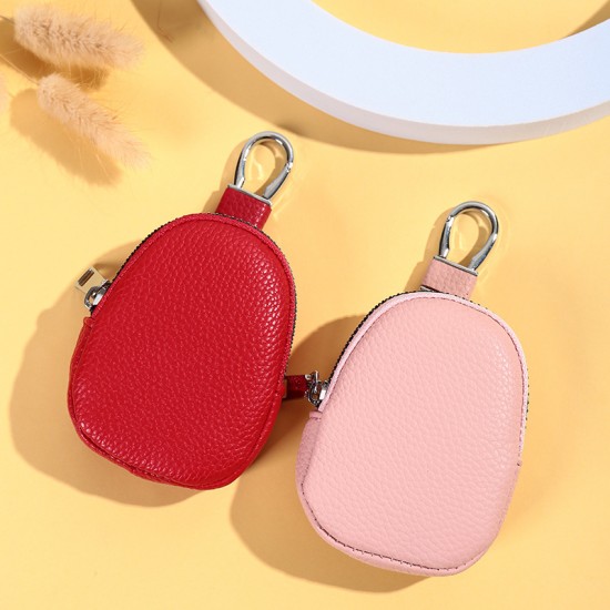 New, hot-selling, large-capacity, multifunctional, universal car key belt buckle bag, unisex, lychee-patterned, versatile, and versatile.