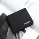 Ultra-thin men's wallet, short version, thin and short youth men's wallet, foldable men's and women's wallet