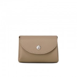 Japanese and Korean creative PU lychee leathewallet, short, cute coin purse, double-layered PU mini wallet fowomen