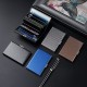 New anti-theft portable metal card holder for men, high-end multi-functional anti-magnetic stainless steel card holder, card case, bank card holder