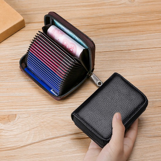 Men's card holder, anti-demagnetization card holder, anti-theft ID card holder, large-capacity women's card holder, integrated wallet, anti-theft card holder