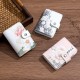 Oil painting-style cartoon card holder for women, ultra-thin, multi-card slots, large capacity, anti-demagnetization card holder, business card holder, and coin purse