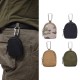 Outdoor military enthusiast tactical key holder, triangular coin retractable multifunctional hanging bag