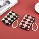 Foreign trade, high-quality retro diamond-embroidered square coin purse, short, compact, portable, and light-weight card holder