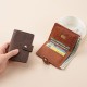 Men's high-end wallet, exquisite and compact, multifunctional, pleated short wallet, ultra-thin, minimalist, integrated small wallet and card holder.