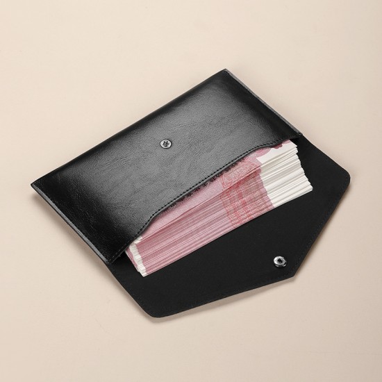 New women's wallet, long, thin clutch, simple and stylish, large-capacity soft leather wallet, phone bag