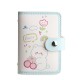 Cute Strawberry Bear cartoon card holder for women, niche, large capacity, multiple card slots, ultra-thin, compact, anti-demagnetization card holder.