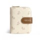 New, high-end, compact, and simple cross-border women's wallet, short printed card holder, zippered coin purse.