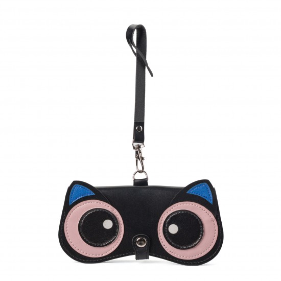 Customized glasses bag for outdoor use, with glasses bag pendant. Sunglass case, goggles holder, glasses case, PU sunglasses bag