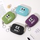 New cute cartoon coin purse, genuine soft leather mini coin purse, niche design, ins soft leather storage bag for women