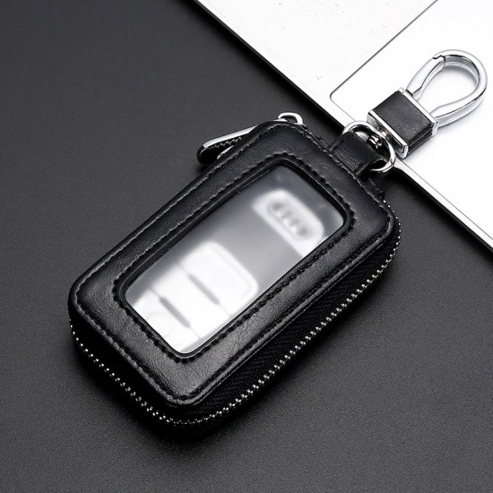 New High-end Mirror Window Car Remote Control Zippered Key Holder, Exquisite Vintage GM Car Key Holder Car keys