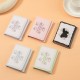 New student cartoon light luxury card holder, cute short style Anti-degaussing, stylish tri-fold wallet with multiple card slots