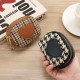 Houndstooth pattern heart-shaped compact coin purse for women, niche design, exquisite high-end coin and lipstick storage, small wallet and card holder
