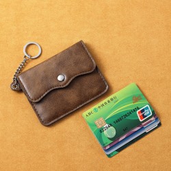 Anti-theft card holdewith multiple card slots focredit cards, premium ID slot fodriver's license, anti-demagnetization niche coin purse fowomen