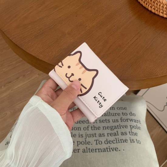 Cross-border hot new short wallets, wholesale, Japanese-printed, fashionable and versatile.