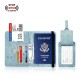 PU leather anti-magnetic passport bag, luggage tag set, leather anti-theft RFID passport holder, ID bag, passport holder