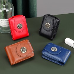 Small women's cosmetic bag, portable makeup case with mirror, lipstick case, influencer storage bag, mini women's bag