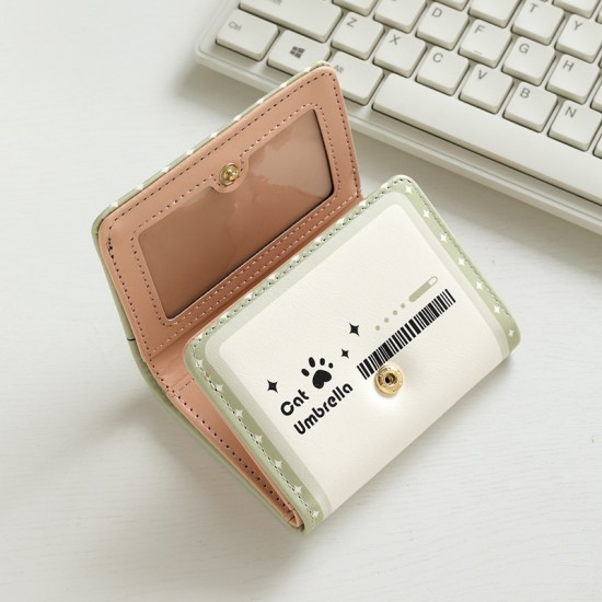 New graffiti coin purse. Cute, portable bag with large capacity, student-friendly mini women's short ID bag with a stylish design.