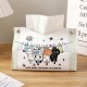 Cute tissue box for living room or bedroom, a multifunctional napkin storage box with cartoon dogs and cute cats.