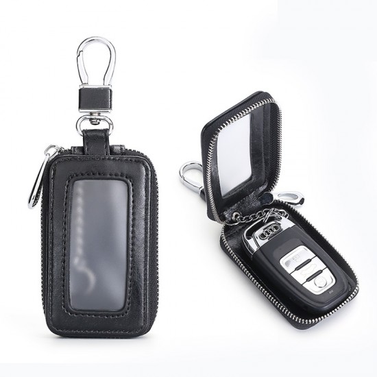 Business mini size home keychain waist hanging, large capacity, couple's car fashion universal Car key bag