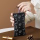 New glasses storage bag, portable sunglasses bag, self-closing glasses pouch, retro Chinese-style printed glasses case.