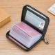 Anti-theft mirror window card holder for men, with a large capacity credit card holder and anti-magnetic card holder for women, with multiple slots and a driver's license.