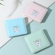 New women's bi-fold coin purse, Korean-style, multi-functional card holder, cartoon print, simple and fresh, Instagram-style.