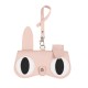 Ins, cute, cartoon-themed glasses case, portable for men. Women's sunglasses storage bag, protective case, glasses bag charm