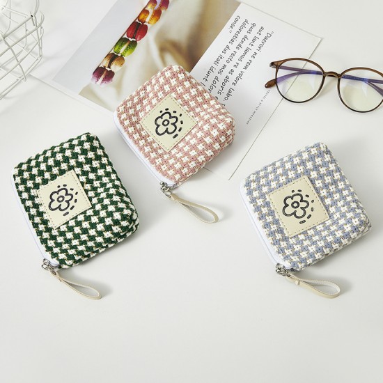 New cross-border soft Chanel-style cosmetic bag, in stock, Japanese-style, simple, large-capacity, high-value stylish small bag