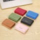 Best-selling solid color women's short wallet, simple, multi-slot, large-capacity card holder, multifunctional men's coin purse
