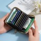 Factory direct 2024 new compact and exquisite accordion card holder for women, gradient multi-slot student zipper coin purse