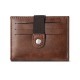 Men's multi-layered wallet with genuine leather texture, large capacity, anti-theft card holder, ultra-thin ID holder, two-in-one wallet.