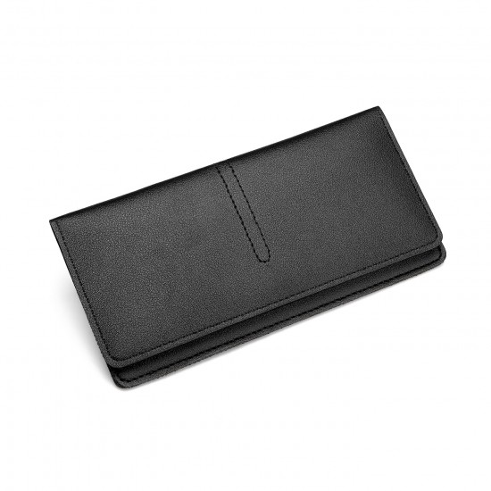 Cross-border Men's Wallet, Long Wallet, Vertical Youth Wallet, Multiple Card Slots, Large Capacity, Simple and Stylish Clutch
