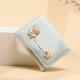 Korean-style women's wallet, short, simple student clutch with multiple card slots, new wallet and coin purse wholesale