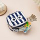 Big eye striped lipstick holder, card storage bag, digital bag, small hanging bag, embroidered small coin and earphone bag, zippered