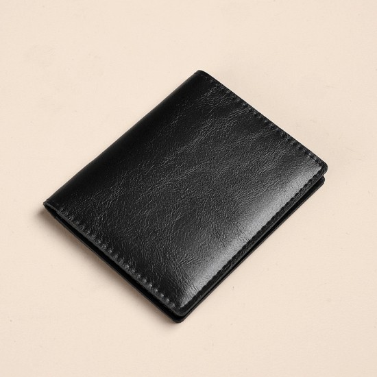 Hot-selling women's card holder, an ultra-thin, compact bank ID card holder, a driver's license holder, and a men's leather anti-demagnetic card holder