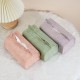 Printed tissue box, high-end leather tissue box, home living room, desktop, creative napkin box