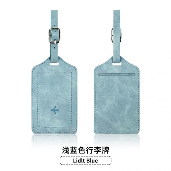 PU leather anti-magnetic passport bag, luggage tag set, leather anti-theft RFID passport holder, ID bag, passport holder