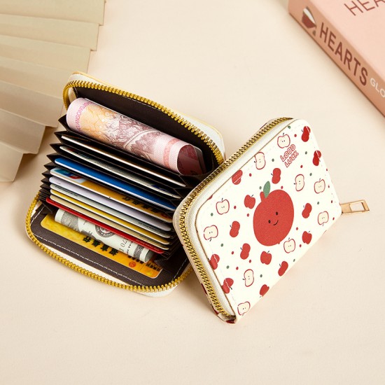 Cute student card holder, large capacity, portable, exquisite, high-end, 2024 new anti-demagnetization personalized ID card holder