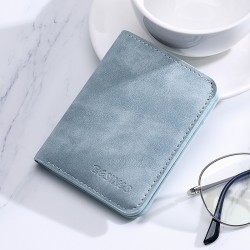 Men's mini wallet, ultra-thin multi-functional driver's license leathecase, multi-slot ID card holder, vertical card holdefowomen