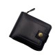 New cross-border men's wallet, high-end retro zippered coin storage, AliExpress hot item in stock.