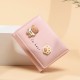 Korean-style women's wallet, short, simple student clutch with multiple card slots, new wallet and coin purse wholesale