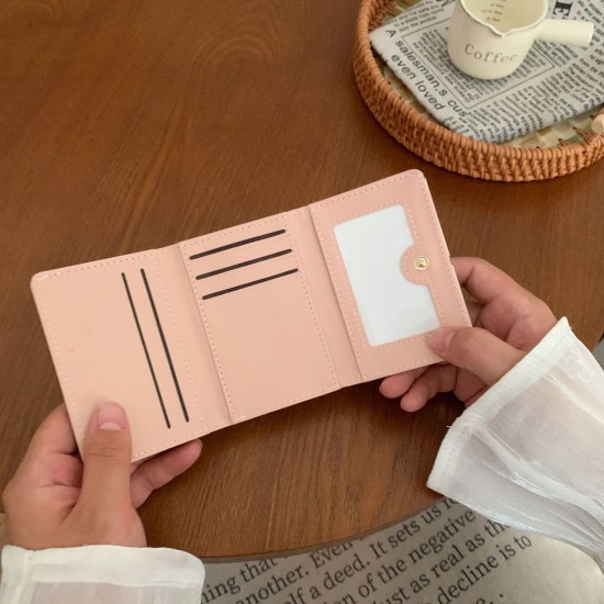 Cross-border hot new short wallets, wholesale, Japanese-printed, fashionable and versatile.