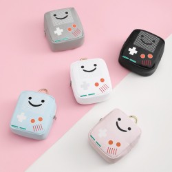 Women's new coin purse, INS student small card holder, girl coin holder, cute mini wallet and headphones