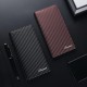 Lightweight men's long carbon fiber wallet, vintage three-in-one anti-magnetic, multi-slot card holder ID Holder