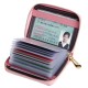 Retro card holder for men, anti-demagnetization, multiple card slots, ultra-thin ID card holder for women, anti-theft, large-capacity bank card holder