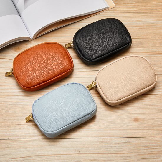 Cross-border hot-selling 2024 new cute women's coin purse, mini coin purse, earphone bag, keychain